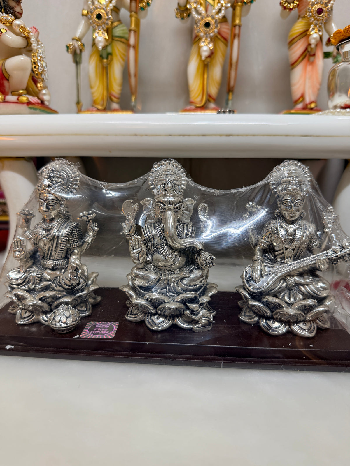 Ganesh, Laxmi & Saraswati Idol Set