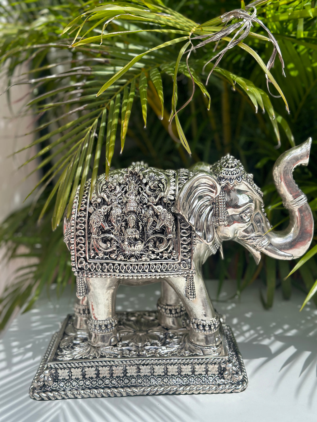 Antique Elephant Pair
