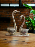 Swan Pair Big with Base