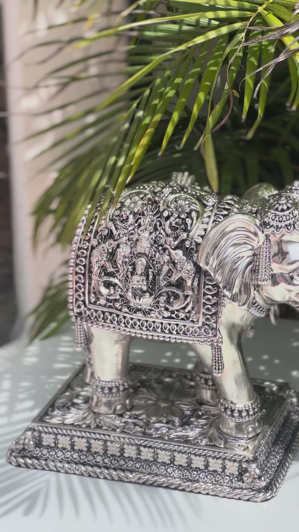 Antique Elephant Pair