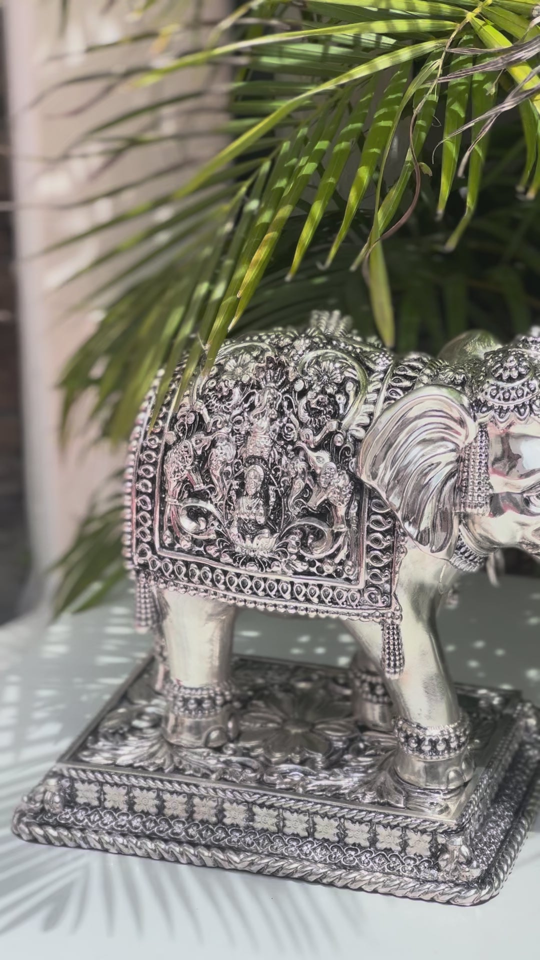 Antique Elephant Pair